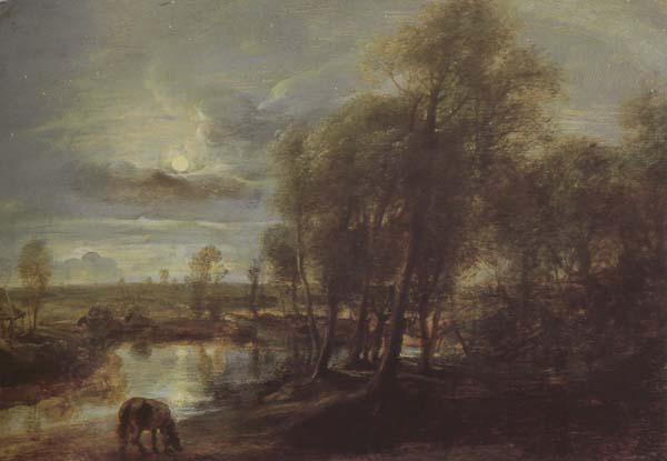 Peter Paul Rubens Landscape by Moonlight (mk43)